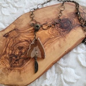 OOAK Handmade Stone Necklace